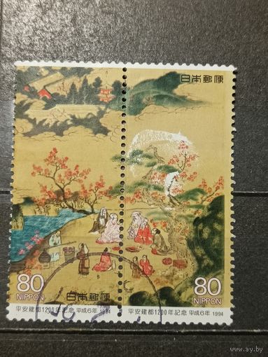 Япония, 1994. 1200 лет Киото, сцепка
