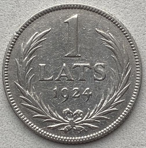 Латвия 1 лат 1924 г.