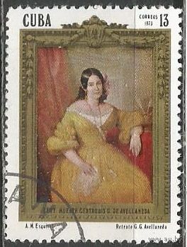 Куба. 100 лет со дня смерти Гертруды Гомес. Поэтесса. 1973г. Mi#1847.