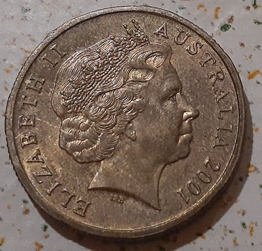 Австралия 1 доллар, 2001 (100 лет армии Отметка монетного двора "C" - Канберра) (5-2-27(в))