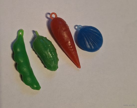 Елочные мини игрушки из московского набора Малютка