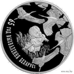 65 лет освобождения Беларуси от немецко-фашистских захватчиков. 1 рубль 2009 год