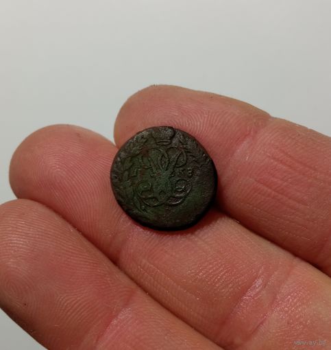 Полушка 1758г. (RI)
