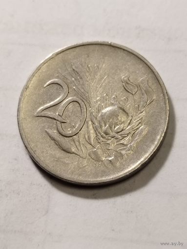 ЮАР 20 центов 1965