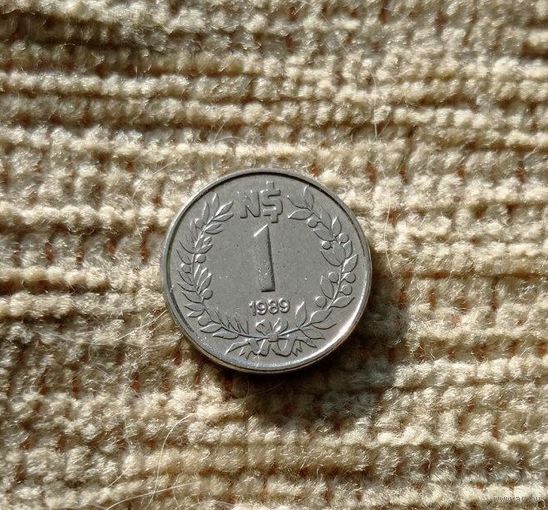 Werty71 Уругвай 1 песо 1989