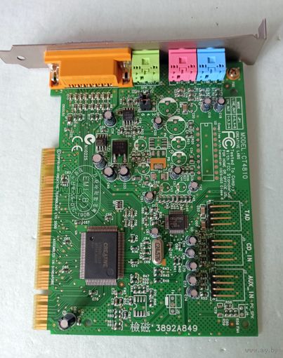 Раритетная внутренняя звуковая карта PCI CT4810 Creative Labs с портом Midi
