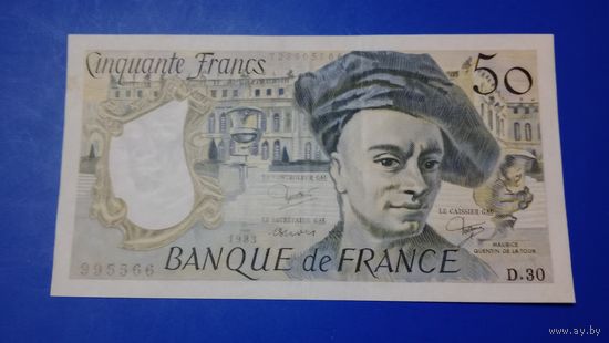 Франция 50 франков 1983