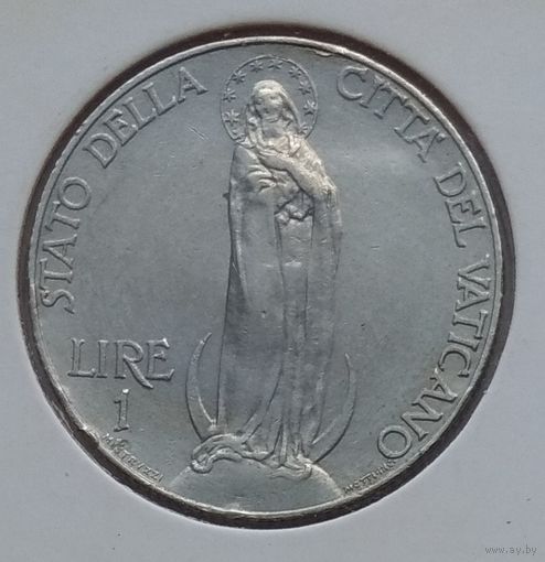 Ватикан 1 лира 1930 г. В холдере