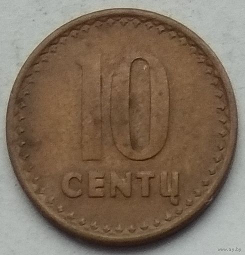 Литва 10 центов 1991 г.