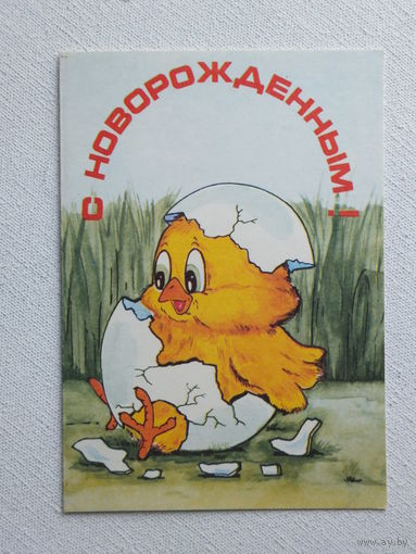 Лебедев с новорожденным   10х15   см