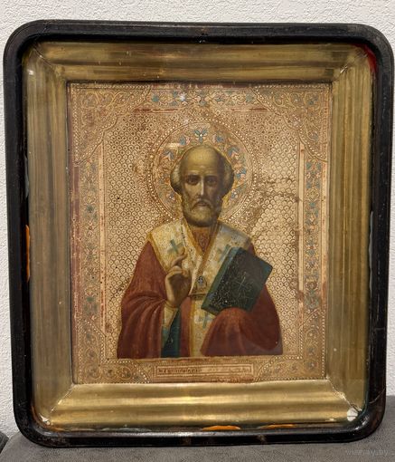 Икона Св.Николай Чудотворец . Распродажа коллекции!!!