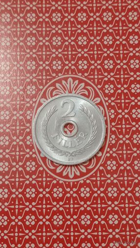 Венгрия 2 филлера 1973