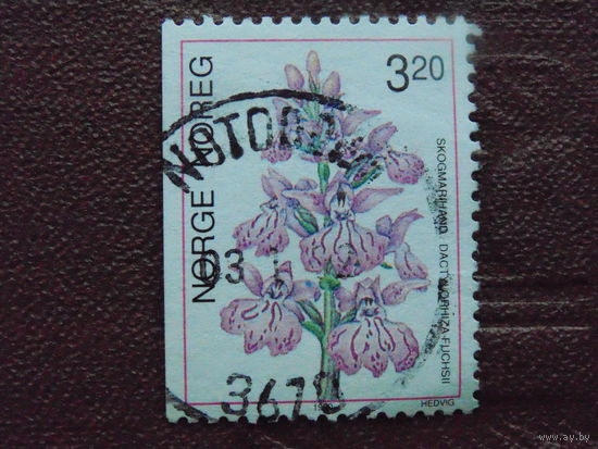 Норвегия 1990г. Флора