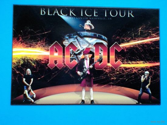 "АС/DС" - Магнит - Размеры 10/14 см.