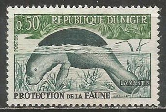 Нигер(Республика). Ламантин. 1962г. Mi#21.