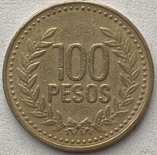 Колумбия 100 песо 1995 г.
