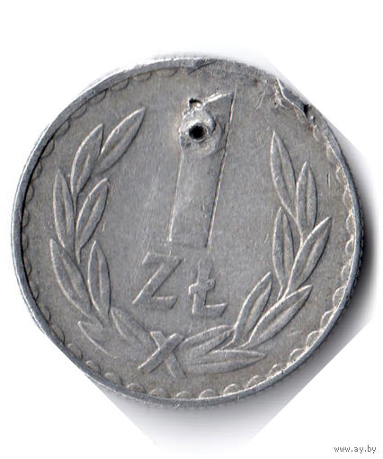 Польша. 1 злотый. 1978 г.
