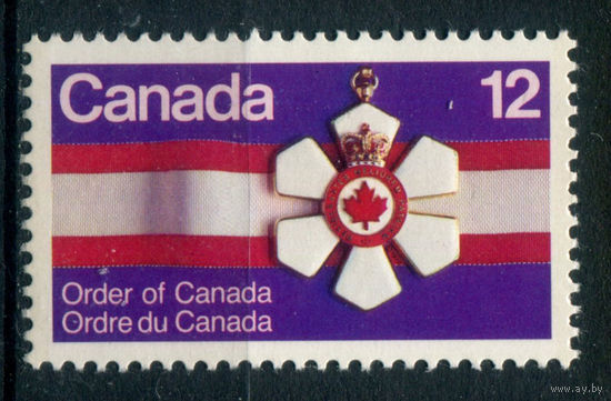 Канада - 1977г. - 100 лет канадской системе орденов - 1 марка - полная серия, MH [Mi 661]. #3-WB-84-KS-5