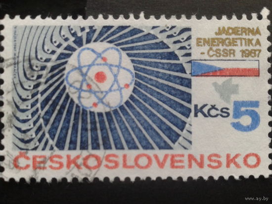 Чехословакия 1987 модель атома