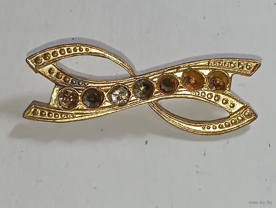 Брошь - заколка  . Распродажа винтажный бижутерии с рубля !