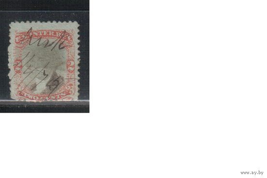 США-1874(Скотт. R151) , гаш., REVENUE, Налоговые марки, Президенты, Вашингтон, зел. бумага