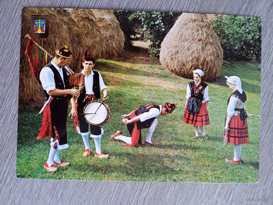 Этнография. Испания, Астурия. Народный танец Перикот Льянесский