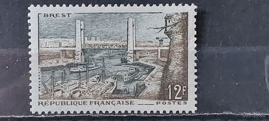РАСПРОДАЖА ФРАНЦИЯ 1957г. Полная серия. Гаш.
