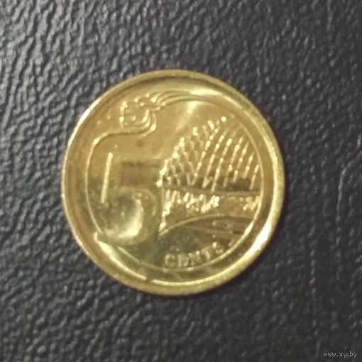 Сингапур 5 центов 2016. Продажа коллекции.