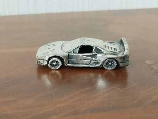 Миниатюра "Феррари".  Серебро. Европа.