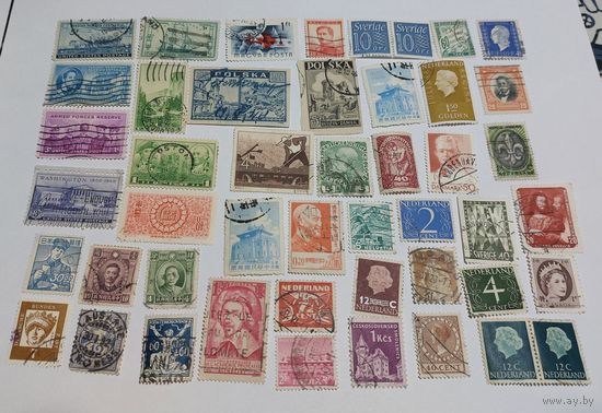 Гашеные марки Мира с 1 копейки!