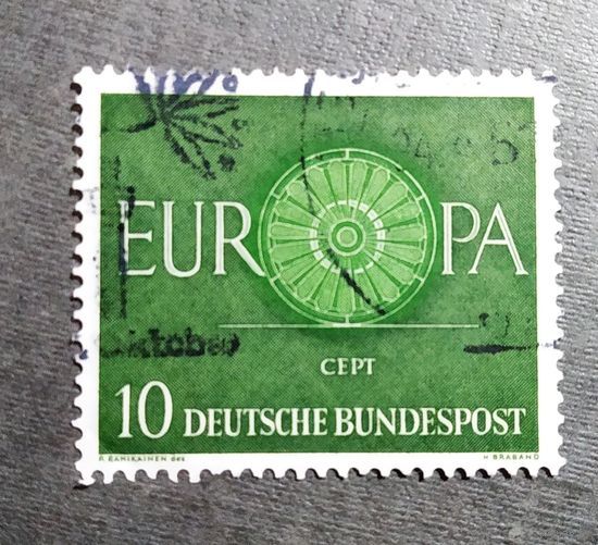 Марка Германия 1960 год Европа СЕРТ