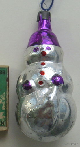 Ёлочная игрушка. Снеговик. К-38.