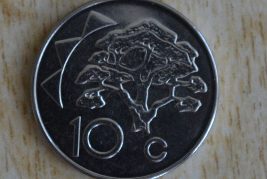 Намибия 10 центов 2024 Нечастая R
