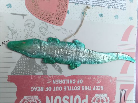 Картонаж крокодил