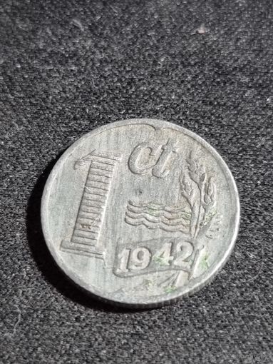 Нидерланды 1 цент 1942