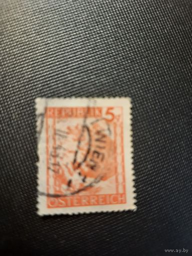 Австрия. Ландшафт.1945г. гпшеная