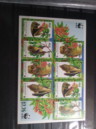 Фиджи 1997 г. Летучие мыши.