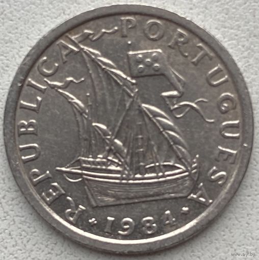 Португалия 2,5 эскудо 1984 г.