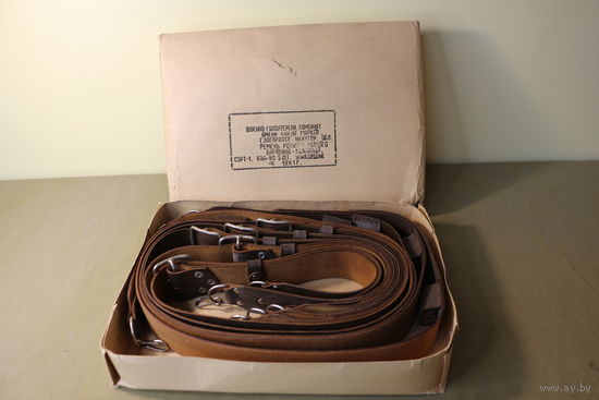 Ремень ротного барабана СССР 5 шт. кожа. Распродажа коллекции вещей. С РУБЛЯ! АУКЦИОН!