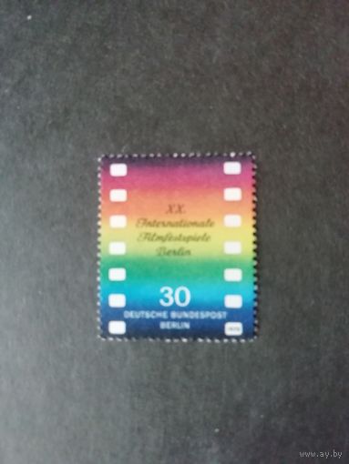 Западный Берлин 1970 Марка "ХХ Берлинский международный кинофестиваль" (чистая**) Mi.358 каталог 0.60 евро