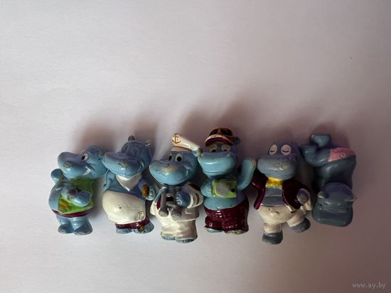 Киндер игрушки бегемотики бегемот