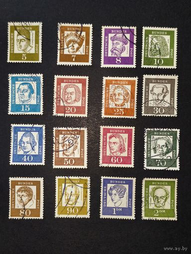 Германия 1961. Известные немцы. Полная серия