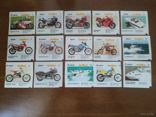 Вкладыши от жвачки Bombibom Бомбибом 7 серия Цена за лот 23шт