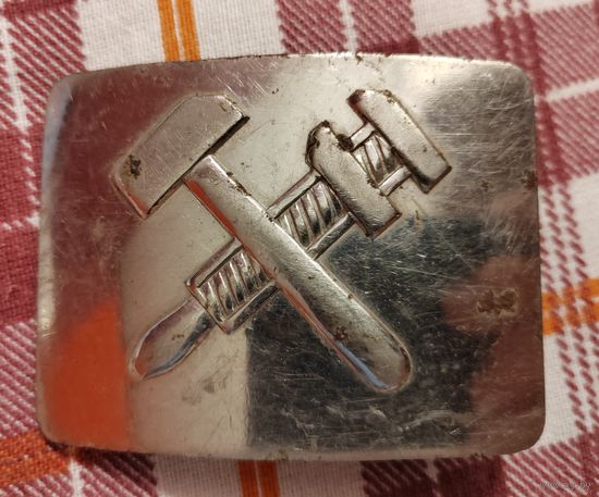 Пряжка/ пряга СССР (??? НКПС, МПС, индустриальный техникум???)
