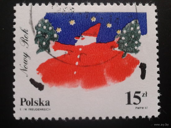 Польша 1987 Новый год