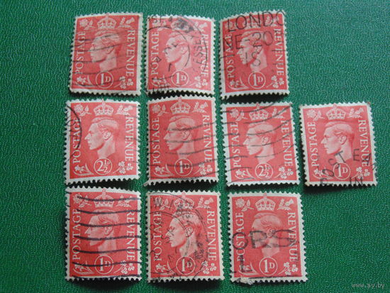Великобритания. Король Георг VI.1937-41 г.