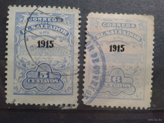 Сальвадор, 1915. Стандарт, надпнчатка