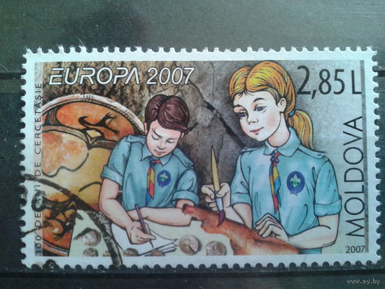 Молдова 2007 Европа, Скауты Михель-2,0 евро гаш