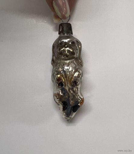 Ёлочная игрушка собака СССР