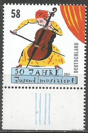 Германия. 50 лет движения "Молодёжь творит музыку". 2013г. Mi#2991.